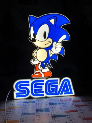 Lámpara RGB SEGA Sonic