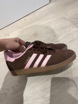 Adidas Gazelle Marrón y Rosa Talla 40