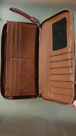 Billetero Desigual Marrón
