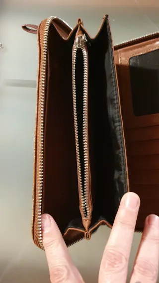 Billetero Desigual Marrón