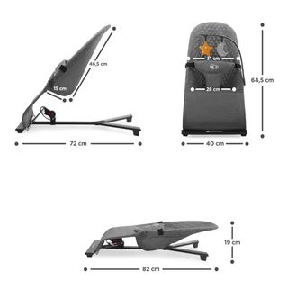 Hamaca para bebé gris