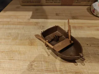 Barca Playmobil con remos