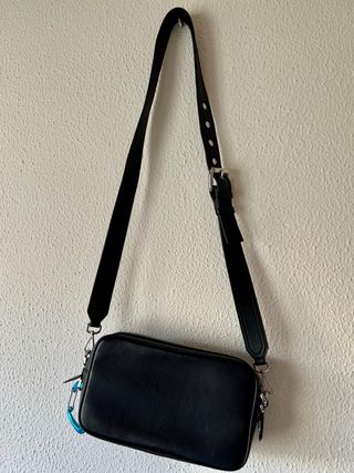 Bolso bandolera Patrizia Pepe negro