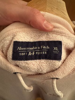 Sudadera Abercrombie & Fitch Rosa Talla XL