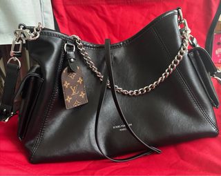 Bolso Louis Vuitton Carry All Negro Marrón