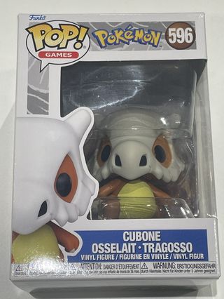 Funko Pop Pokémon 596 Cubone Osselait • Tragosso
