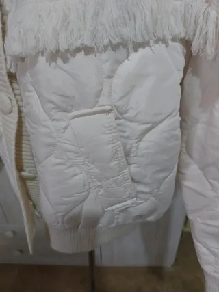 Chaqueta bomber acolchada lana