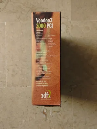Voodoo 3 3000 PCI 3dfx ¡Solo caja vacía!