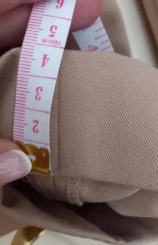 Pantalón recto camel TS Zara