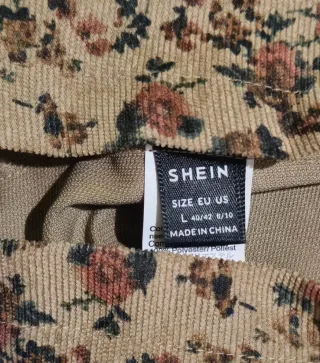 Vestido corto floral L