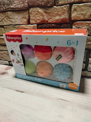 Fisher Price Set 6 Bolas sensoriales Juguete 6+m