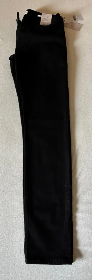 Pantalones Vaquero Mango Slim Fit Azul/Negro Talla