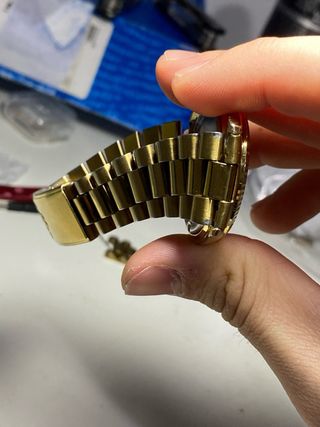 Correa Seiko Chapada en Oro Original