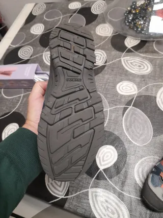 Botas de montaña niño azul y gris