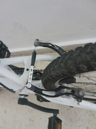 Bicicleta Rockrider ST120 20 Blanca