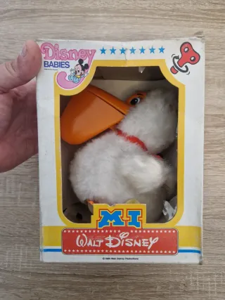 antiguo muñeco figura Pelikano walt disney babies