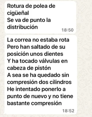 Renault Espace 2005 averiada