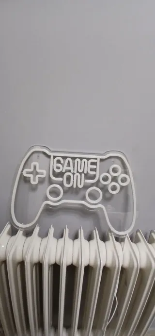 Letrero LED Gamer Game On