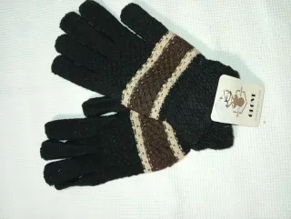 Guantes GLOVE negros y marrones