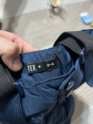 Pantalones de nieve con tirantes
