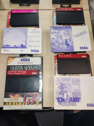 Lote Sega Master System II + 4 juegos