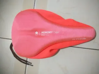 Sillín Bici Memory Foam Btwin Naranja