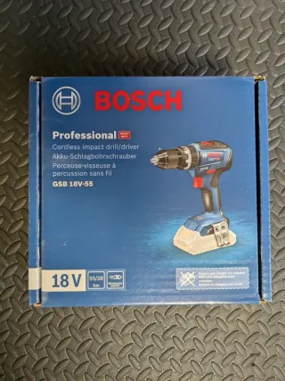 Taladro Percutor Bosch GSB 18V-55 Professional