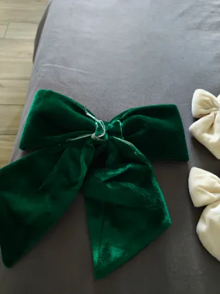 Fiocchi velluto verdi e beige