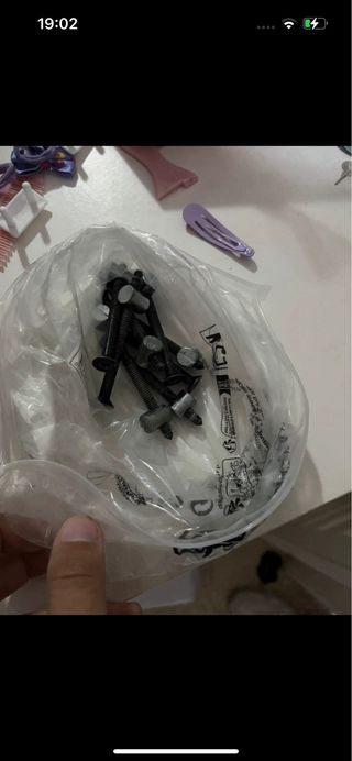 Cuna blanca de madera