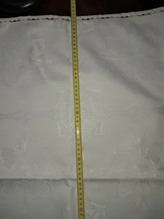 Mantelería mesa rectangular beige