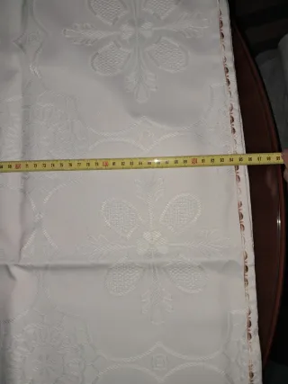Mantelería mesa rectangular beige
