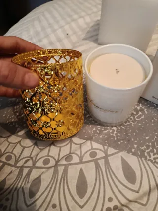 Vela Aromática Best Wishes Vidrio Blanco