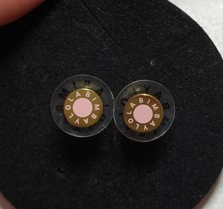 Pendientes Bimba y Lola Dorados y Rosa