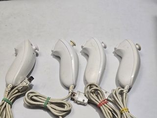 4 motion+4 nunchuk blancos originales nintendo wii