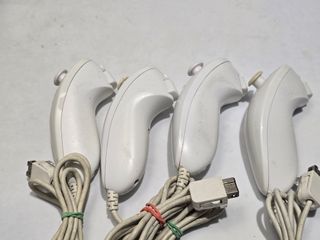 4 motion+4 nunchuk blancos originales nintendo wii