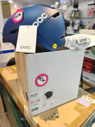Casco de esquí POC azul