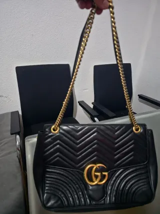 Bolso Gucci GG Marmont Matelasse Negro