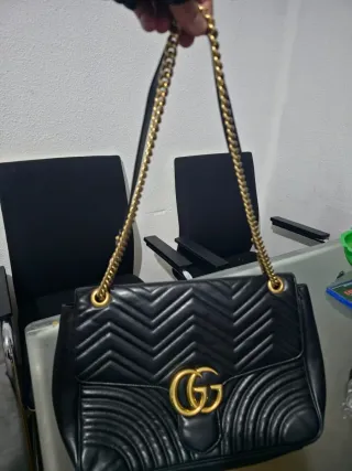 Bolso Gucci GG Marmont Matelasse Negro