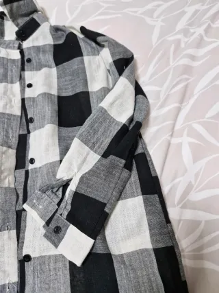 Camisa cuadros leñador talla M