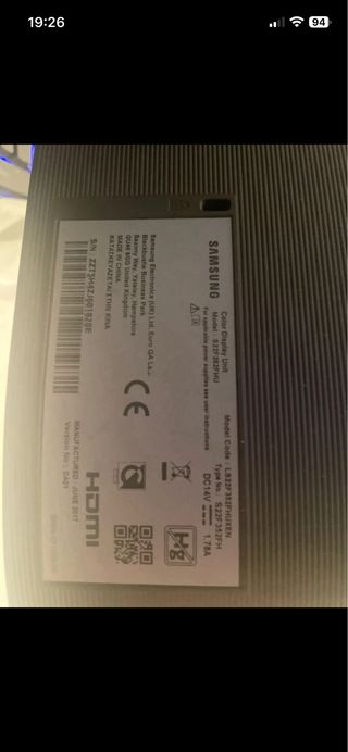 Monitor Samsung Negro