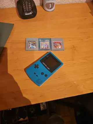 Nintendo Game Boy Color Azul + Juegos