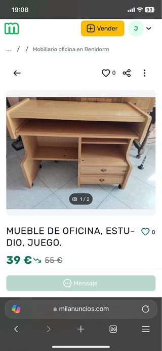 Mobile per ufficio, studio o gioco