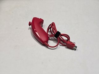 1 nunchuk rojo original nintendo wii