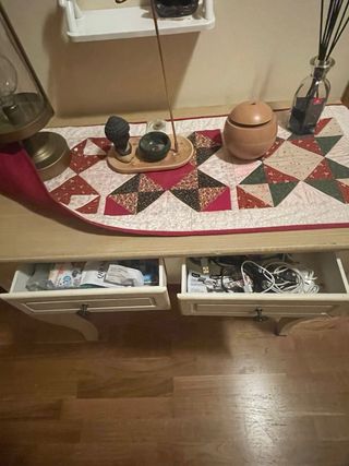 Mesa auxiliar vintage madera Últimos días