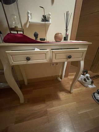 Mesa auxiliar vintage madera Últimos días