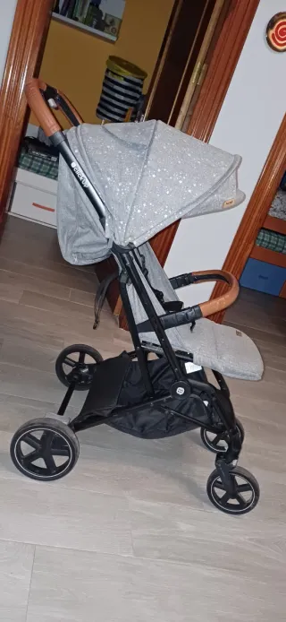 Carro de paseo y patín para hermano mayor