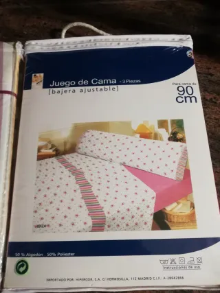 Juego de Cama 3 Piezas 90cm