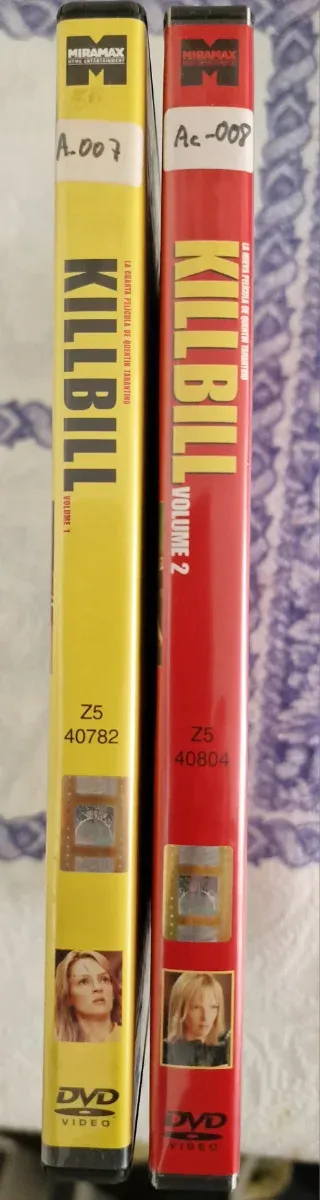 Kill Bill Vol. 1 y 2 DVD Quentin Tarantino