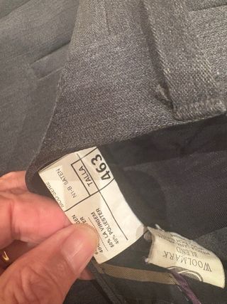 Pantalón de vestir Emidio Tucci Talla 46 Gris.