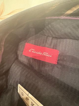 Pantalón de vestir Emidio Tucci Talla 46 Gris.